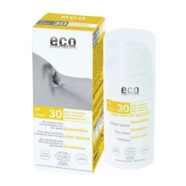 eco cosmetics -  Eco Cosmetics SPF 30 emulsja na słońce z granatem i owocem goji, 100 ml 